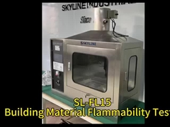 EN 11925-2 Penguji Kemasan Bahan Bangunan dengan Kontrol Layar Sentuh