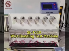 10 - 60/Min Peralatan pengujian laboratorium Mesin pengujian lentur kawat colokan otomatis