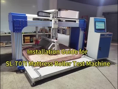 Mesin pengujian daya tahan tepi kasur Uji daya tahan tepi EN 1725 1998