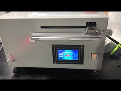 Peralatan Pengujian Tekstil Pakaian Penguji Kekakuan Otomatis Dengan Panjang dan Kekakuan Lipat