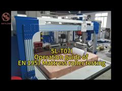 Mesin pengujian kasur EN 1957 dengan kecepatan pengujian 1020 kali/menit dan 500mm Stroke