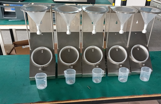 Peralatan Pengujian Tekstil Stainless Steel ISO4920 Semprot Rating Tester