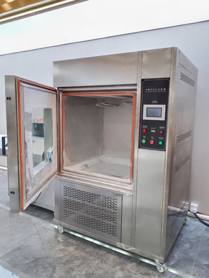 Iec 60529 Stainless Steel Envirotronics Chamber Bebas Debu Peledakan Pasir Dan Bubuk