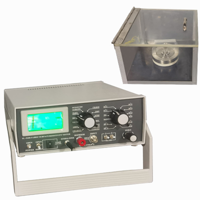EN 1149-1 Bahan Kain Resistivity Tester Permukaan Dan Perlengkapan Uji Resistivitas Volume