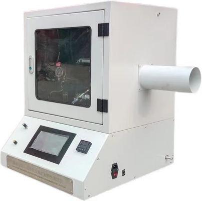 ISO 340 /AS1334.10 Kamar Uji Pembakaran Vertikal Tali Pengangkut dengan panjang 20cm tabung ventilasi dengan diameter 10cm
