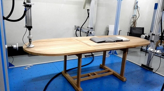 5 Silinder Udara PLC Kontrol Peralatan Pengujian Furnitur, Mesin Pengujian Furnitur Meja