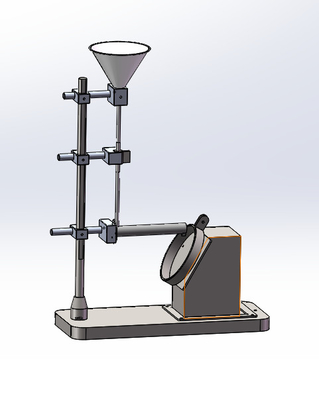ASTM D4772 Tester Absorpsi Air Permukaan Kain dengan Kompatibilitas Tabung 28-32mm
