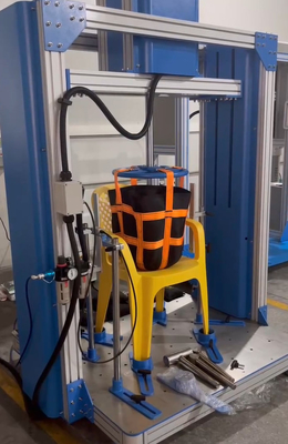 BIFMA Indoor Chair 136kg Seat Impact Testing Machine/Plastik Chair Drop Impact Durability Testing Machine