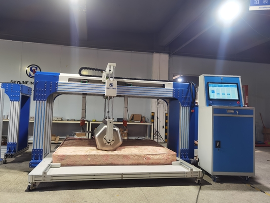 EN1957 PLC+ Mesin pengujian kasur layar sentuh servo motor terintegrasi