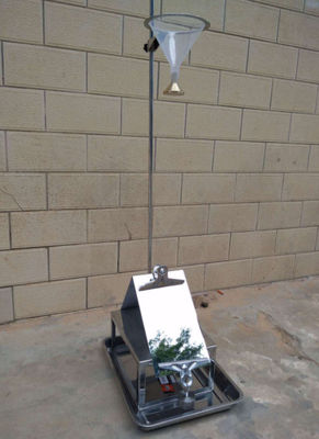 Beli AATCC42 Tester Penetrasi Dampak Kain dengan Ketinggian Konus 610mm 335x285x1080mm pembuatan online