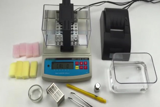 Bahan ketumpatan tampak dan Wet Density Test Mesin busa spons Produk Density Tester