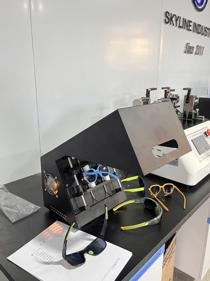 Polarization Axis Position Tester untuk Kacamata Matahari