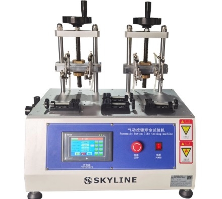 Switch Keyboards Telepon 8 Stasiun Pneumatic Button Life Fatigue Testing Machine Key Durability Tester