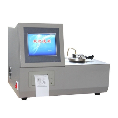 Peralatan Pengujian Analisis Minyak ASTM D3828 Suhu Rendah 8in Layar Closed Cup Flash Point Tester
