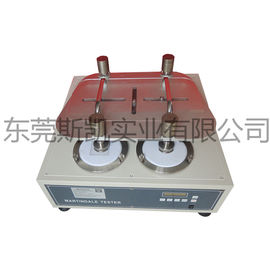 4 Stasiun Kerja Peralatan Pengujian Alas Kaki Martindale Abrasion Tester / Pilling Tester