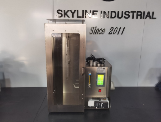 11mm Nozzle SL-FL76 Vertical Combustion Tester (16CFR1615/1616) untuk menguji PAKAIAN TIDUR ANAK