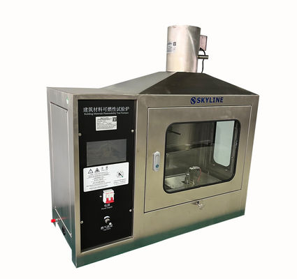 Harga yang bagus Uji Sumber Api Tunggal Penguji Kemampuan Merah EN ISO 11925-2/DIN 53438 on line