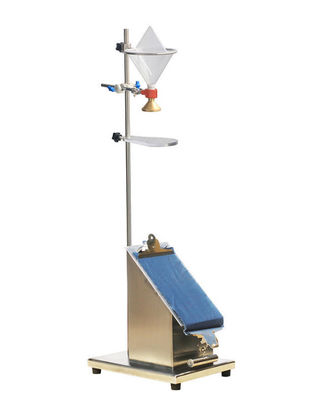 Harga yang bagus AATCC42 Tester Penetrasi Dampak Kain dengan Ketinggian Konus 610mm 335x285x1080mm on line