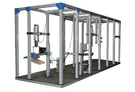 Harga yang bagus BIFMA 5.1 150 LB Furniture Testing Equipment Backrest Durability Testing Machine on line