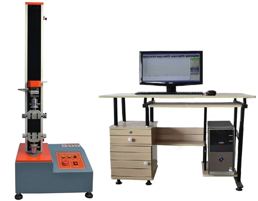 PC Control Single Column Universal Tensile Testing Machine untuk bahan universal 100 - 500N
