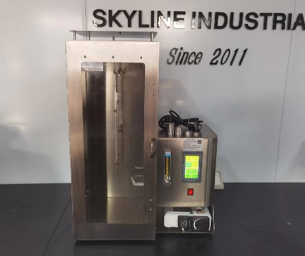 Harga yang bagus Penguji Mudah Terbakar Vertikal 16CFR 1615/16CFR 1616 dengan Spesimen 300x80mm dan Tinggi Api 40±2mm untuk Kinerja Tahan Api Tekstil on line