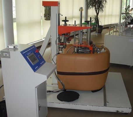 BIFMA x5.1, X5.4 Furniture Alat Pengujian Sofa Durability Tester Dengan Layar Sentuh PLC