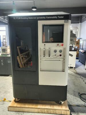 Harga bagus Bahan Bangunan Tester Flammability GOST 30402 ISO 5657 Tester Flammability dengan 10Kw/m2 ~ 70kW/m2 Irradiance dan 50W Output on line