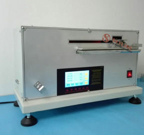 Alat Uji Tekstil Kain Otomatis Kekakuan Tester Dengan Panjang Bending Dan Kekakuan