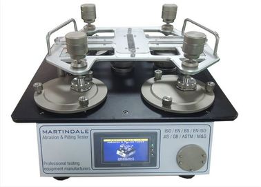 4 Test Station SATRA TM31 Martindale Abrasion Tester dengan Kepala Abrasi 44mm