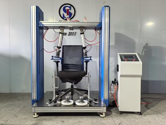 BIFMA X5.1 Mesin Uji Tangan dan Kaki Kursi Mesin Uji Statik Mesin Uji Kelelahan