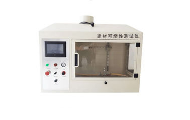 DIN 4102-1 ISO 11925-2 (PLC) Kontrol Bahan Bangunan Mudah Terbakar Ananlyzer