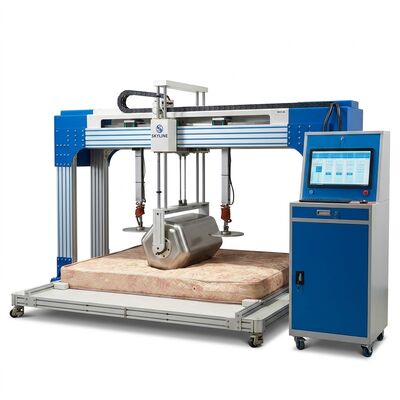 Harga bagus Penguji Ketahanan Kasur EN 1957 Sistem Pelumasan Otomatis Kontrol PC Dan PLC SL-T07P On line