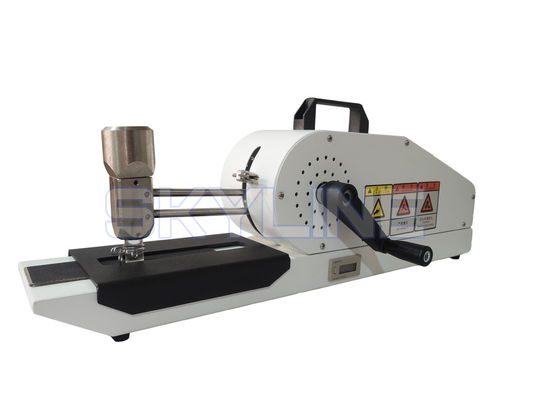 Harga yang bagus Alat Uji Tekstil Kain Colorfastness Manual CrockMeter Untuk Metode Tes AATCC on line